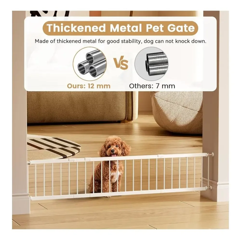 Fldofaves Adjustable Metal Dog Gate 18-45